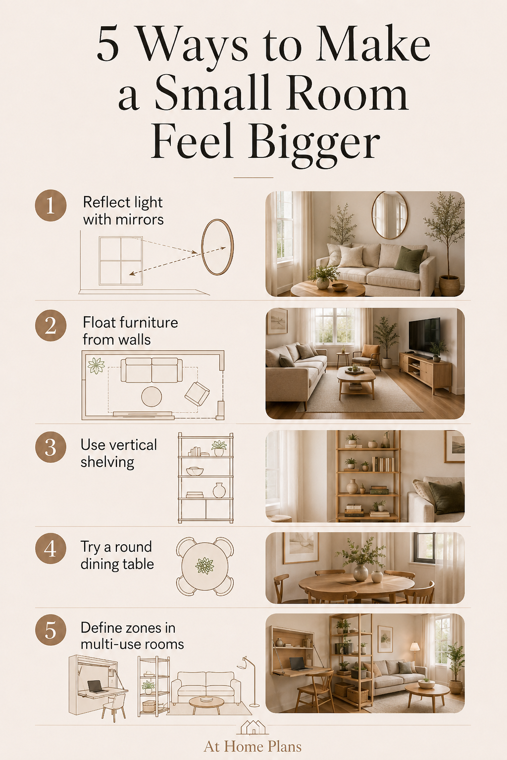 5 Ways to Make a Small Room Feel Bigger