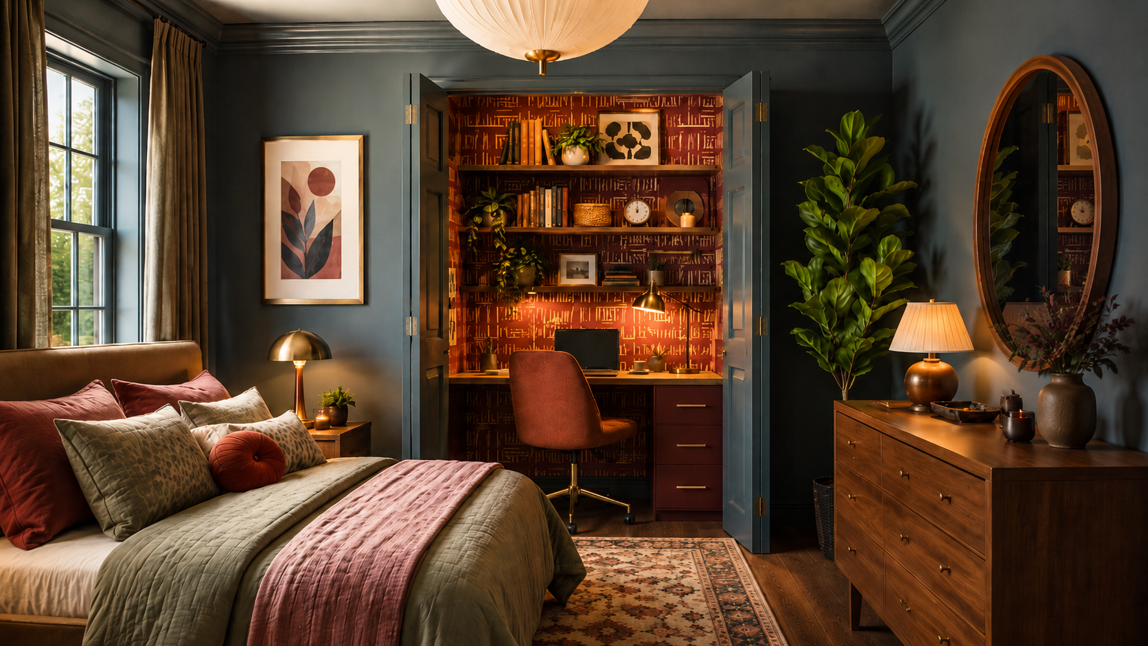 Design a Bedroom Home Office That Powers Your Work and Protects Your Sleep