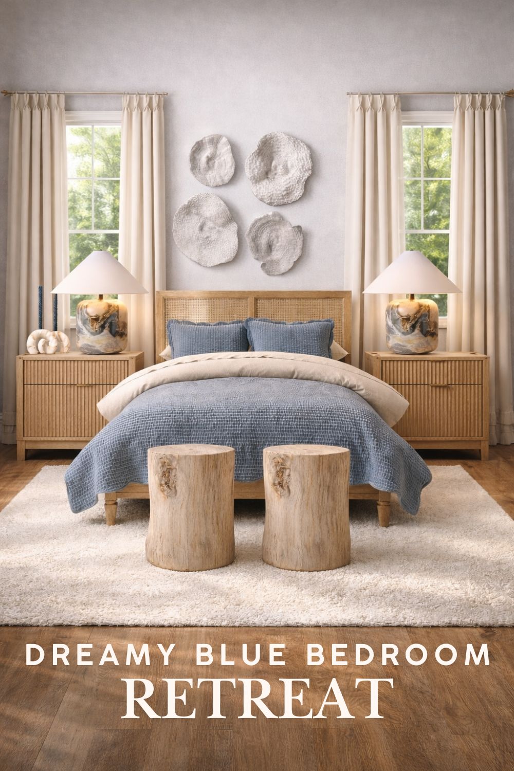 The Pale Blue Bedroom Edit