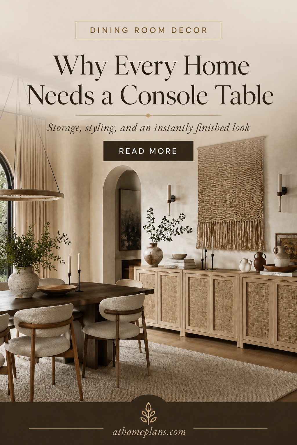 How to Style a Console Table
