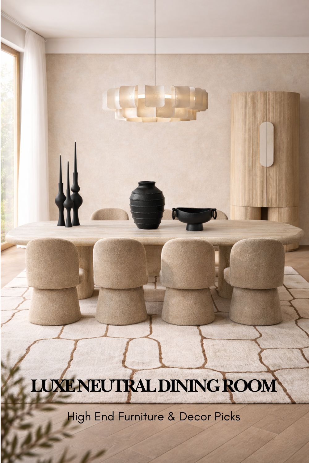Organic Modern Dining Room Decor Ideas