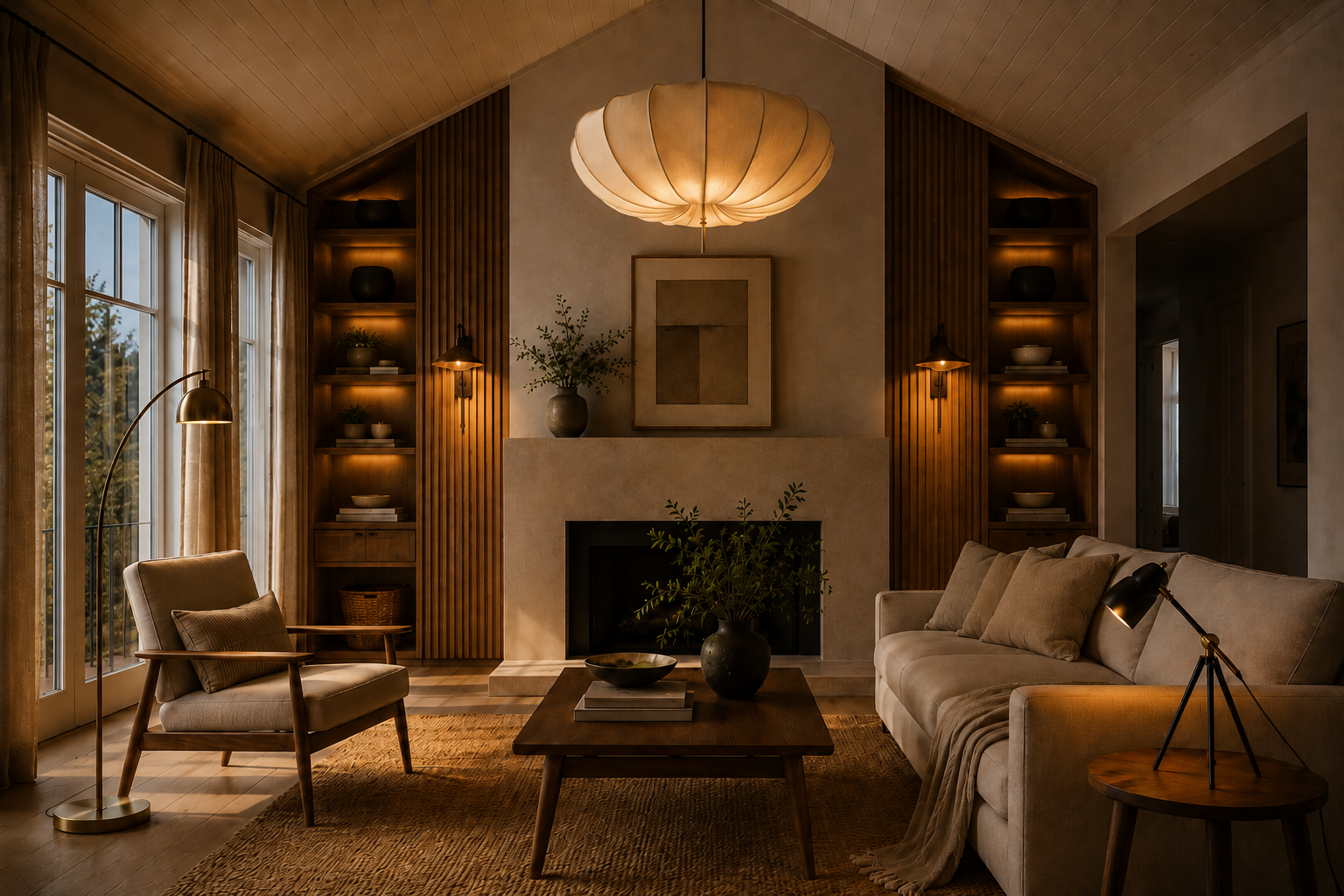 How to Layer Lighting in Your Living Room