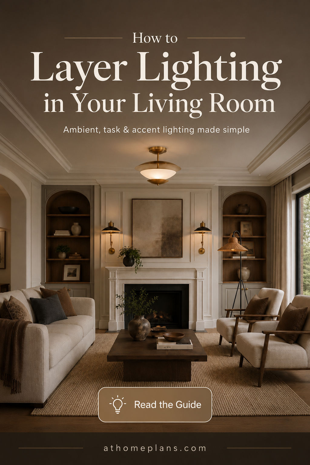 How to Layer Lighting in Your Living Room