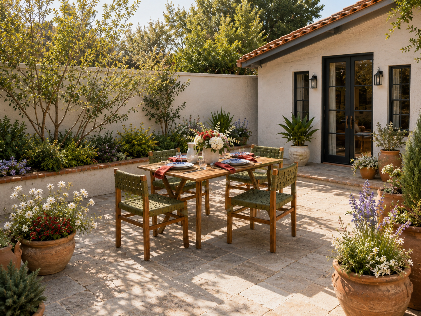 Christopher Knight Home Fanchon 7-Piece Solid Wood Outdoor Dining Set