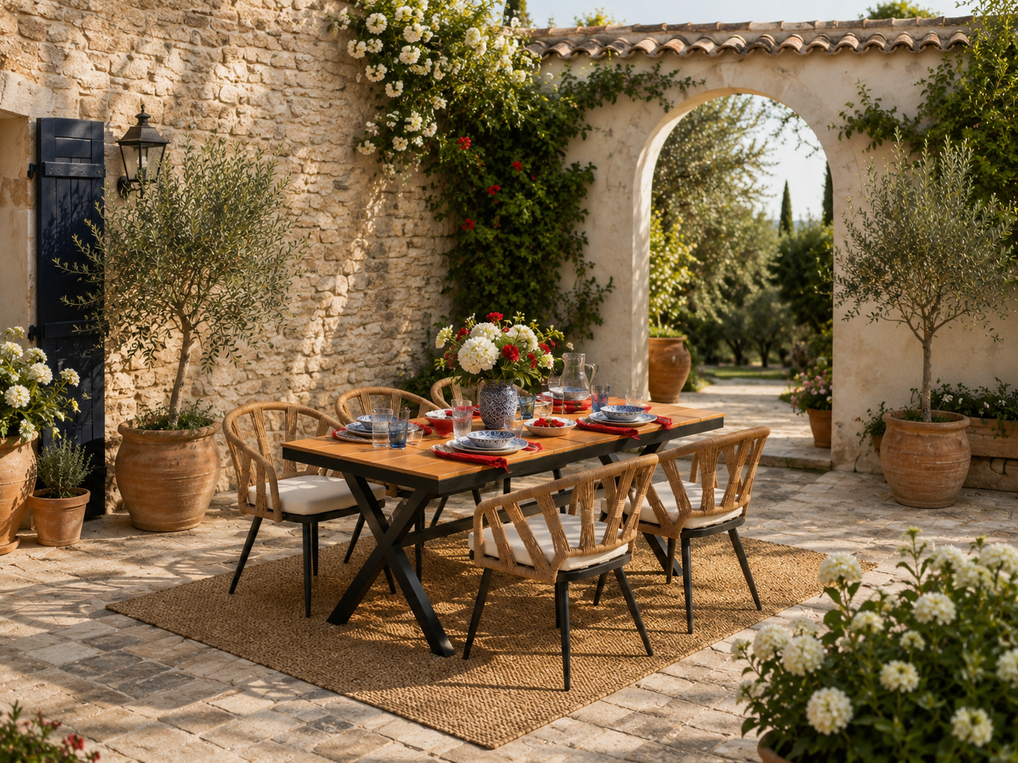Seveno 5-Piece Patio Dining Set for 4