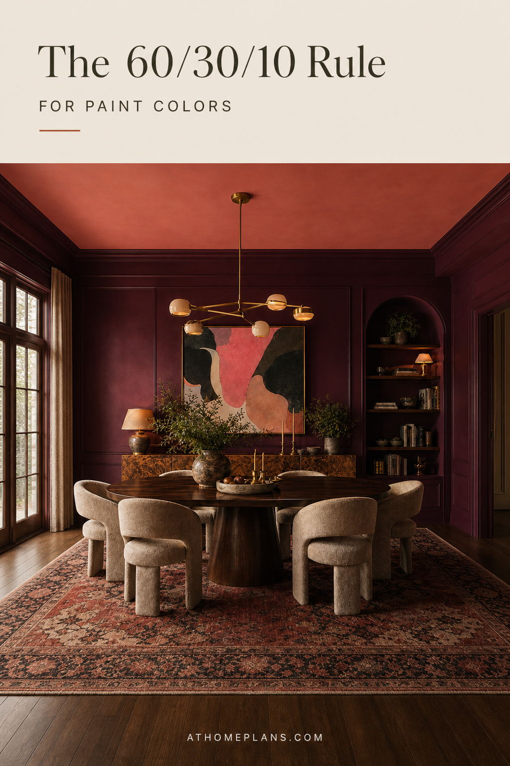The 60/30/10 Rule for Paint Colors