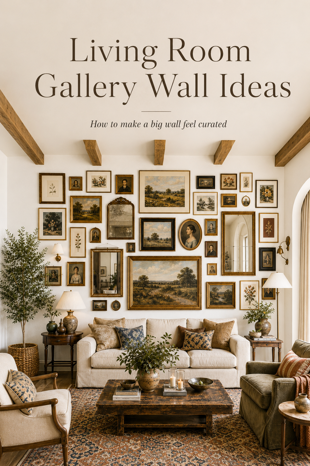 Living Room Gallery Wall Ideas