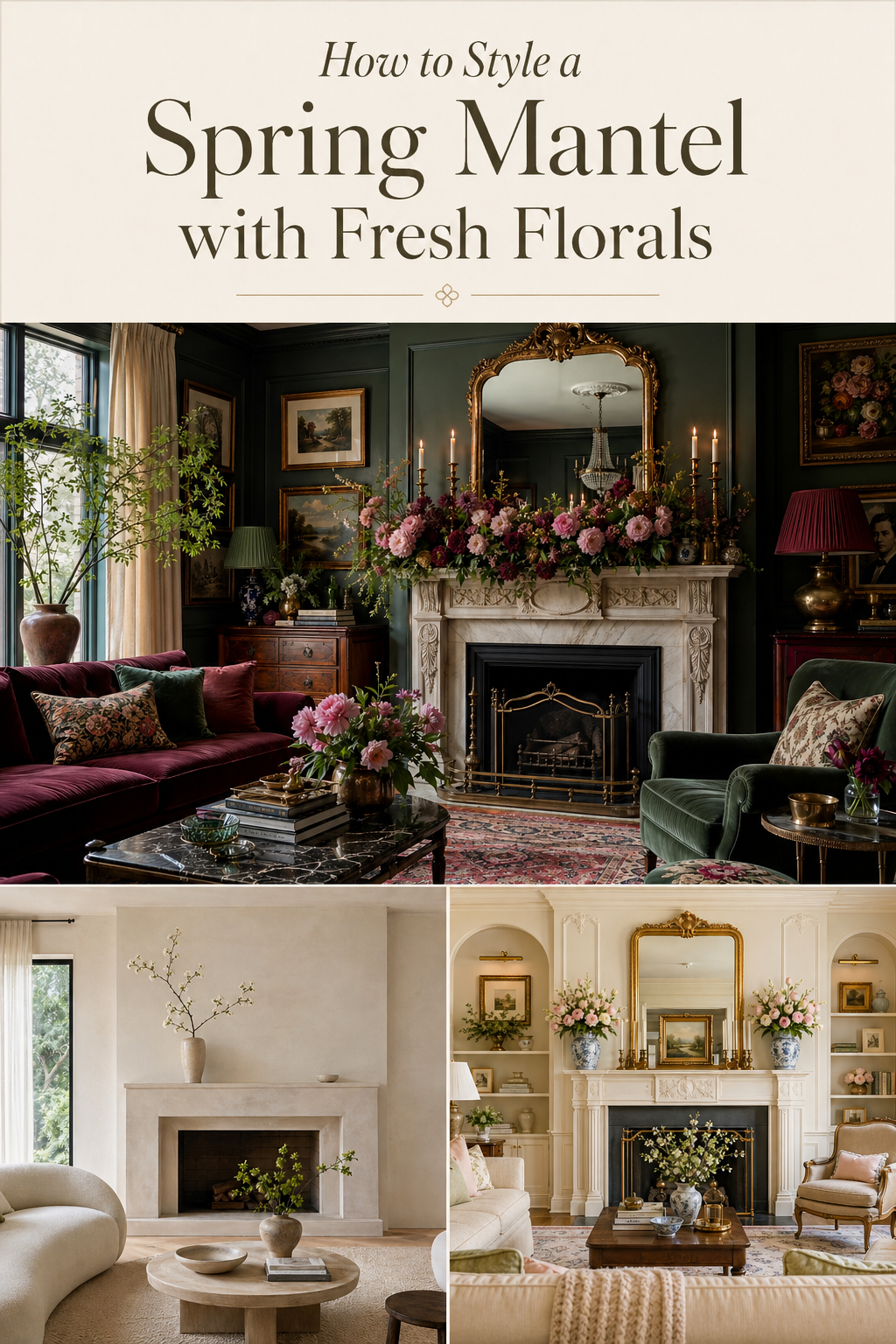 Spring Mantel Styling Tips for Every Home