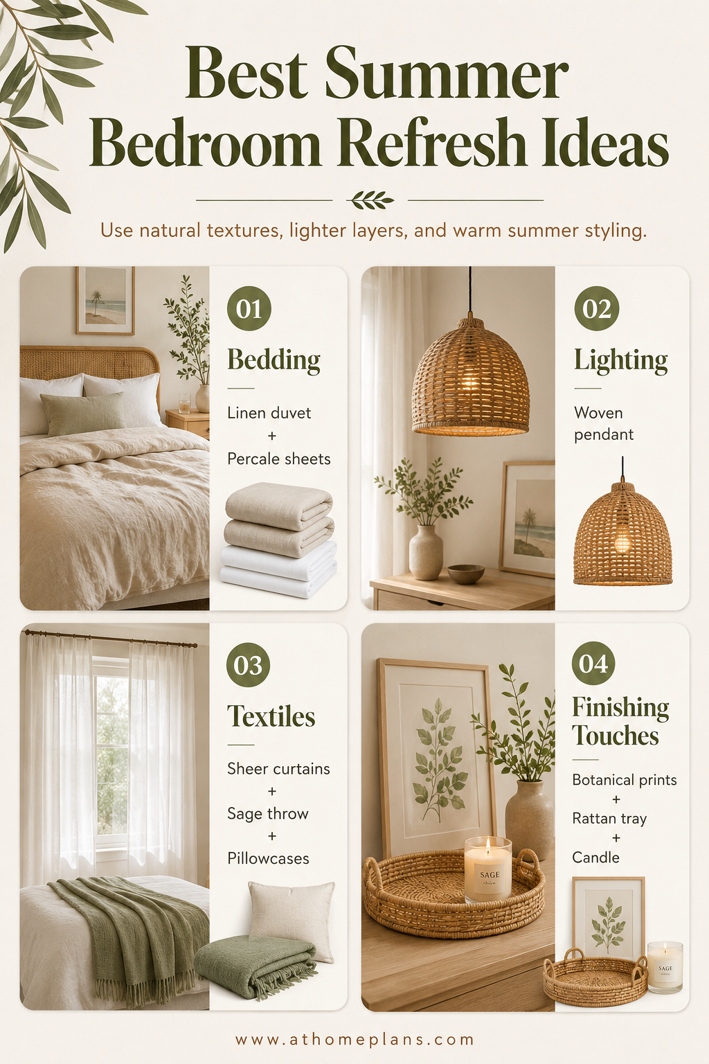 Best Summer Bedroom Refresh Ideas