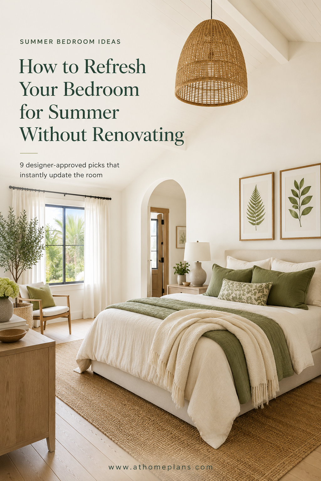 How to Refresh Your Bedroom for Summer Without Renovating